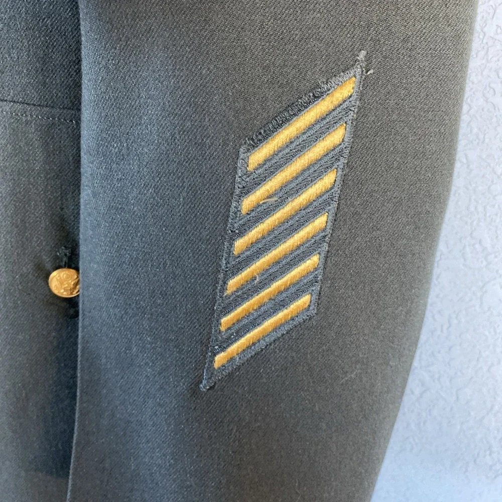 Vintage US‎ ARMY Class A Dress Uniform 38R w/pants 33x34
